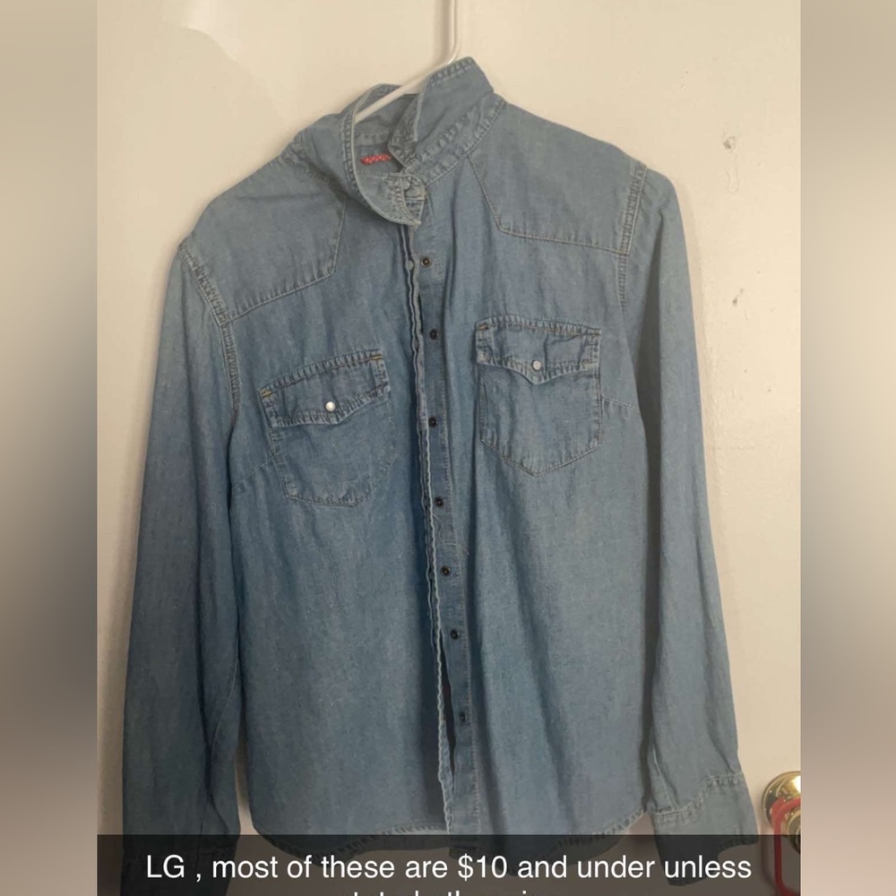 Jean shirt long sleeved